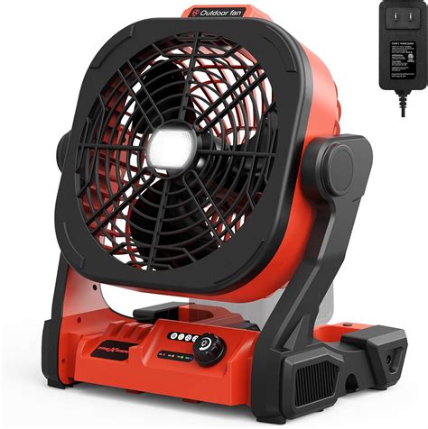 Amazon.com: TREXEEN Battery Operated Fan for Milwaukee M18 battery ...