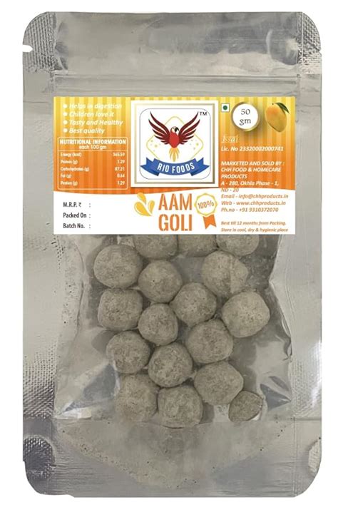 RIO FOODS AAM GOLI | KHATTI MEETHI GOLI | Sweet and Tangy Candies ...