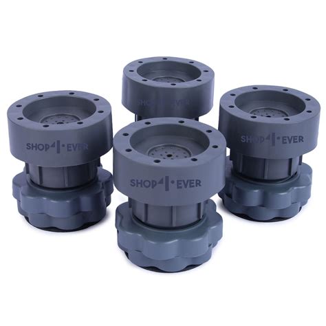 Shop4Ever Washing Machine Adjustable Stand Legs (Set of 4) | Height ...