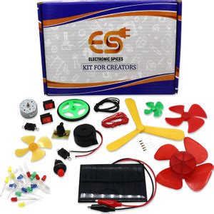 Electronic Spices 48 Pcs Electronic Component Starter Kit For Creators ...