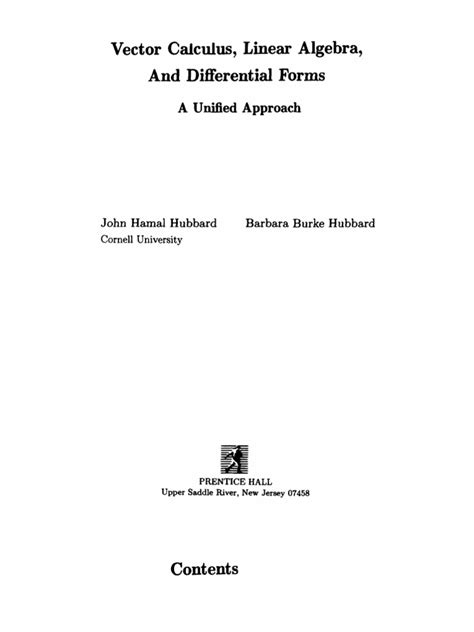 Vector Calculus Linear Algebra And Differential Forms 的图像结果