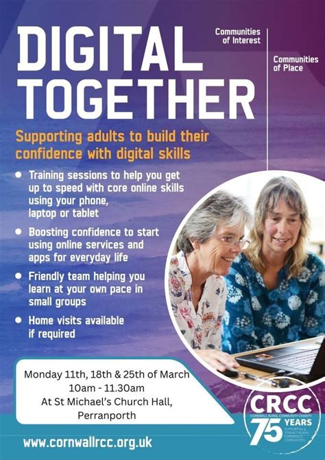 Hub Drop In Cafe. Also CRCC Digital Together Course, St Michael's ...