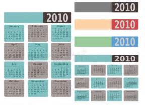 2010简单的日历 向量例证. 插画 包括有 2010简单的日历 - 8624264