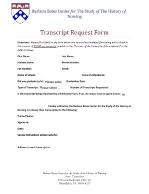 University Of Pennsylvania Transcript - Fill Online, Printable ...