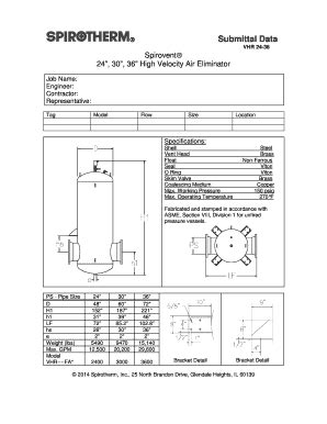 Fillable Online Submittal Data - High Efficiency Coalescing Air ...