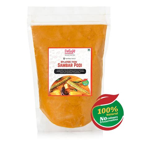 Mylapore Iyer's Sambar Podi - Authentic South Indian Spice – Delight Foods