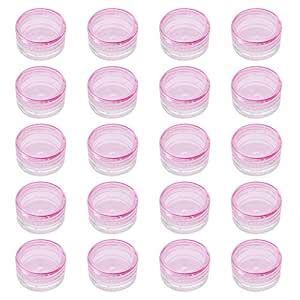 Buy coemspring 3 g Cosmetic Pots Reusable Small Plastic Containers for ...
