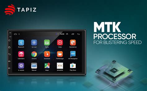 Tapiz Premium 10 inch Android Screen for Car, Universal fit -Compatible ...