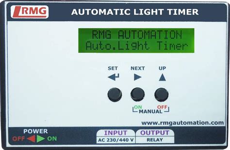 RMG AUTOMATION Real Time Programmable Street Light Timer Switch ...