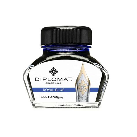 Diplomat Octopus Royal Blue Ink Bottle, 30ml | Shop Online | Diplomat ...
