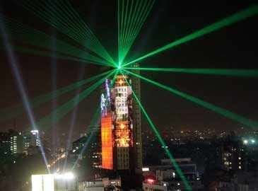 3D projection of cinematic history on Bengaluru’s Public Utility Building