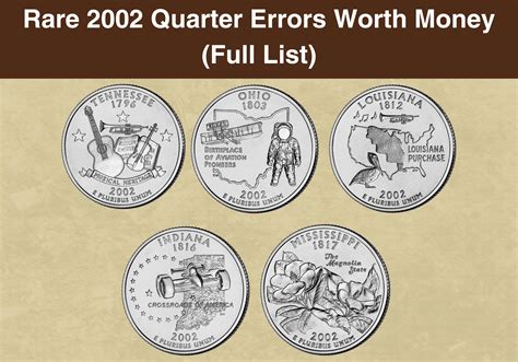 Rare 2002 Quarter Errors Worth Money (Full List With Pictures ...