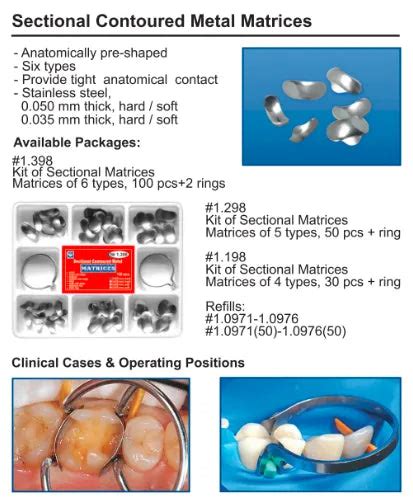 Buy Tor Vm Sectional Contoured Matrices Kits – Oralkart