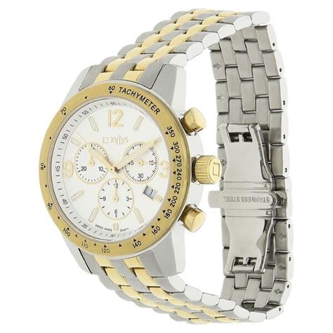 Buy Online Xylys Swiss Chronograph Multicoloured Metal Strap and White ...