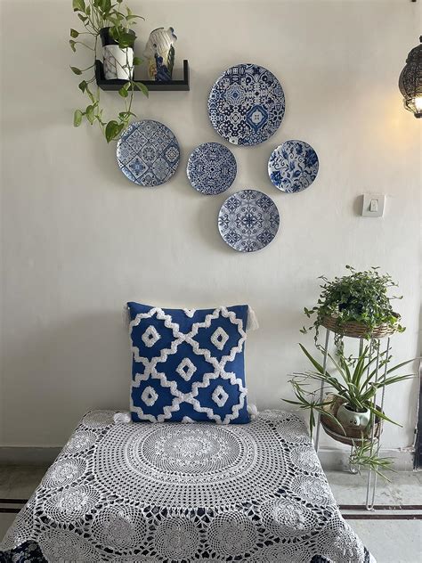 Buy RITUALISTIC Portuguese Wall Plates- Set of 5 | Wall Arts for Home ...