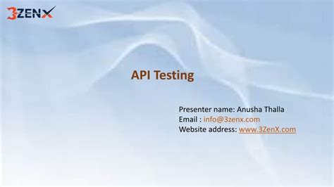 API Testing Online Training 的图像结果