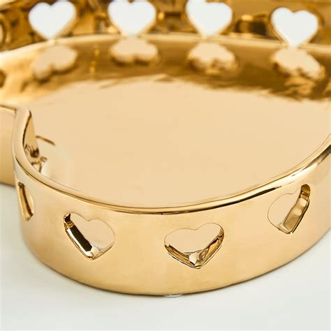 Buy Love Forever Ceramic Heart Decorative Platter from Home Centre at ...