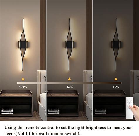 Pasoar Modern LED Wall Sconce Set of Two with Remote India | Ubuy