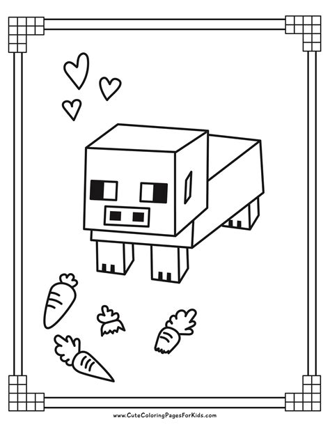 Minecraft Free Printable Coloring Pages