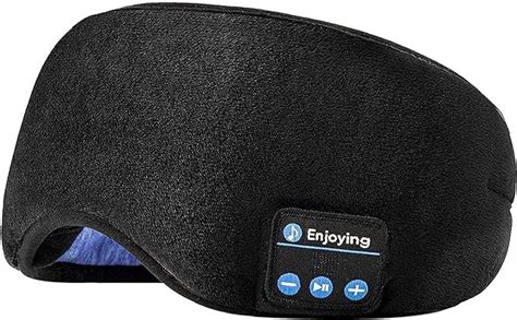 Buy Cazuela Sleep Headphones Bluetooth Eye Mask Wireless Music Light ...
