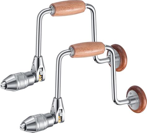 Gisafai 2 Pcs 12.6 Inches Bit Brace Swing Bit Clip Drill Clip ...