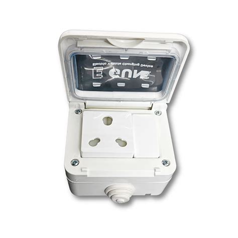 Waterproof Ev Charger Box with Plug & Switch - Egun