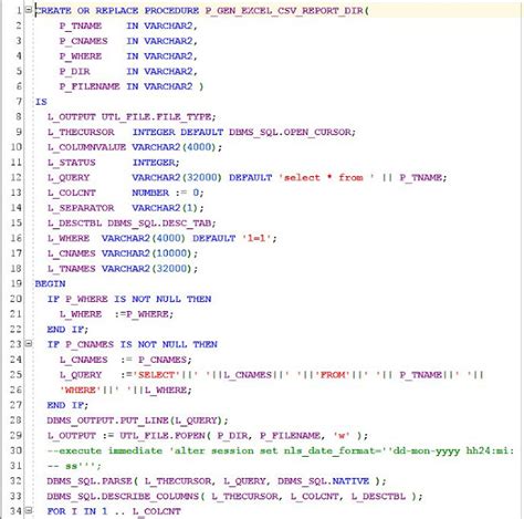 Image result for Export Output Result From Oracle to CSV File