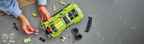 LEGO Technic Ford Mustang Shelby GT500 42138 Model Building Kit; Pull ...