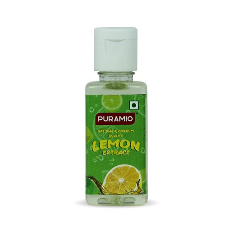Puramio Natural & Premium Lemon Extract , 50ml – PURAMIO
