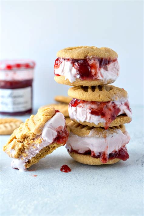 PB&J Ice Cream Sandwiches - CPA: Certified Pastry Aficionado