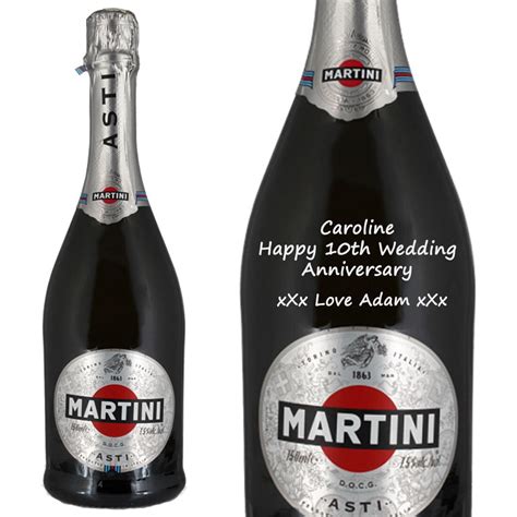 Personalised Martini Asti Spumante Sparkling Wine | Prestige Drinks