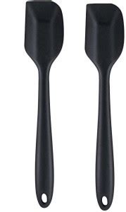 P-PLUS INTERNATIONAL Spatula Big 27cm |Pack of 2 BLACK Non-Stick ...