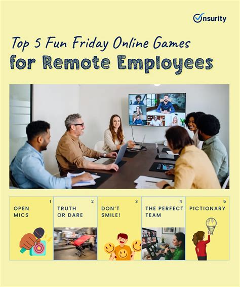 15 Top Fun Friday Games & Activities For Employees In Office