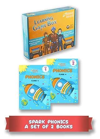 Spark Phonics (Bundle): Set of 2 Fun Activity Books (Class 4): Ages (8 ...