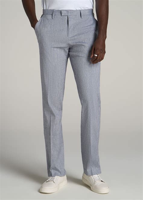Stretch Linen Dress Pants for Tall Men | American Tall
