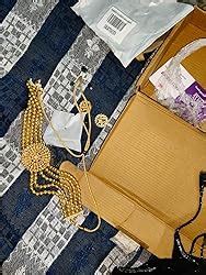 Sukkhi Dazzling Gold Plated Blue Pearl Choker Necklace Set with Stud ...