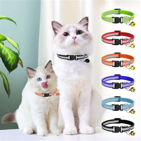 HASTHIP® Adjustable Cat Belt, Strong Breakaway Buckle, Cat Collar With ...
