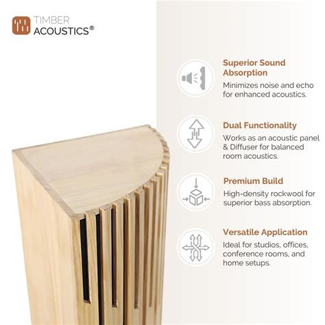 Wooden Slat Bass Traps, Low Frequency Absorption for Balanced & Clear ...