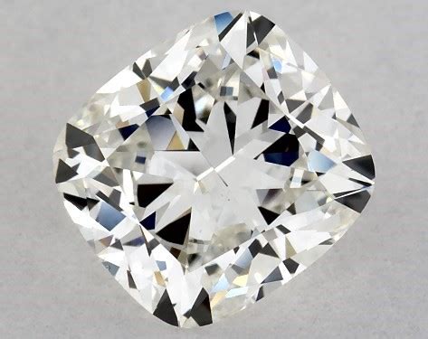 GIA 1.33 Carat G-VS1 Cushion Cut Diamond Vintage Round Diamond and ...