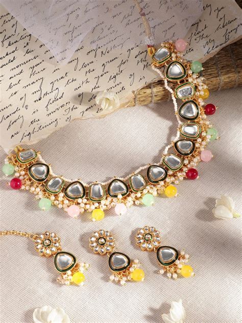 Buy Necklace Set Online | Shop Stunning Necklace Sets Online at Rubans ...