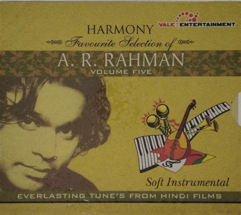 A. R. Rahman - Harmony: Favourite Selection of A. R. Rahman Volume Fiv ...