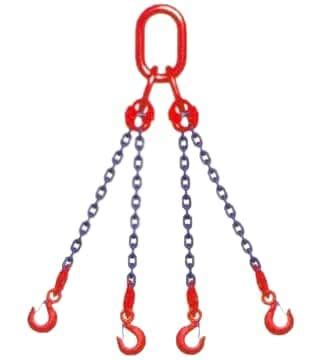 JBM Make Heavy Duty 4 Legged Chain Sling Capacity 3 Ton Lenght 3 Mtr as ...