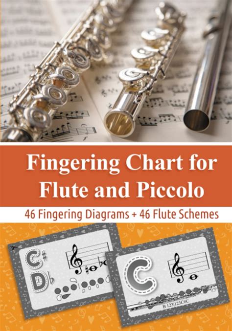 Buy Fingering Chart for Flute and Piccolo: 46 Fingering Diagrams + 46 ...