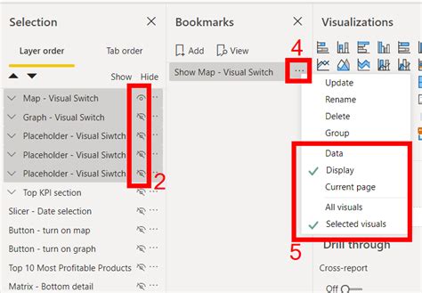 Using Bookmarks in Power Bi 的图像结果