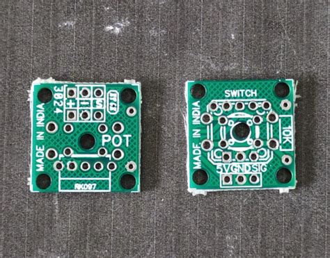 PCB for 1 Key switch / potentiometer Module – Main Store