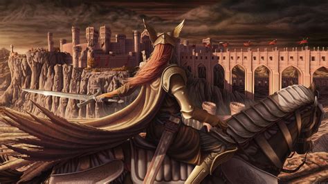 Download wallpaper game, FromSoftware, game girl, game art, Elden Ring ...