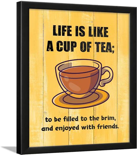 Chaka Chaundh – Tea Quotes Frames - Tea Quotes Wall Frames - Kitchen ...
