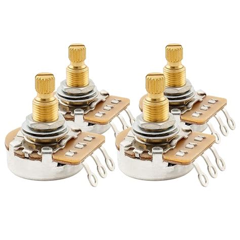 Musiclily Pro HD A500K Full Brass Metric Coarse 18-Spline Split Shaft ...
