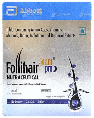 Follihair Ampm Tablet 20 - Uses, Side Effects, Dosage, Price | Truemeds