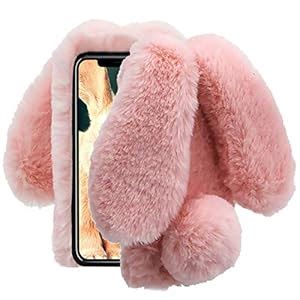 Alcod Compatible with Samsung Galaxy S23 Ultra 5G Case, Rabbit Fur Ball ...